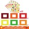 30 packs of Fall Picture Frame Craft Kits for Kids, Thanksgiving DIY Pumpkin Maple Leaf Bird Craft, Autumn Holiday Art Favor, Home Class Kindergarten Game Activities